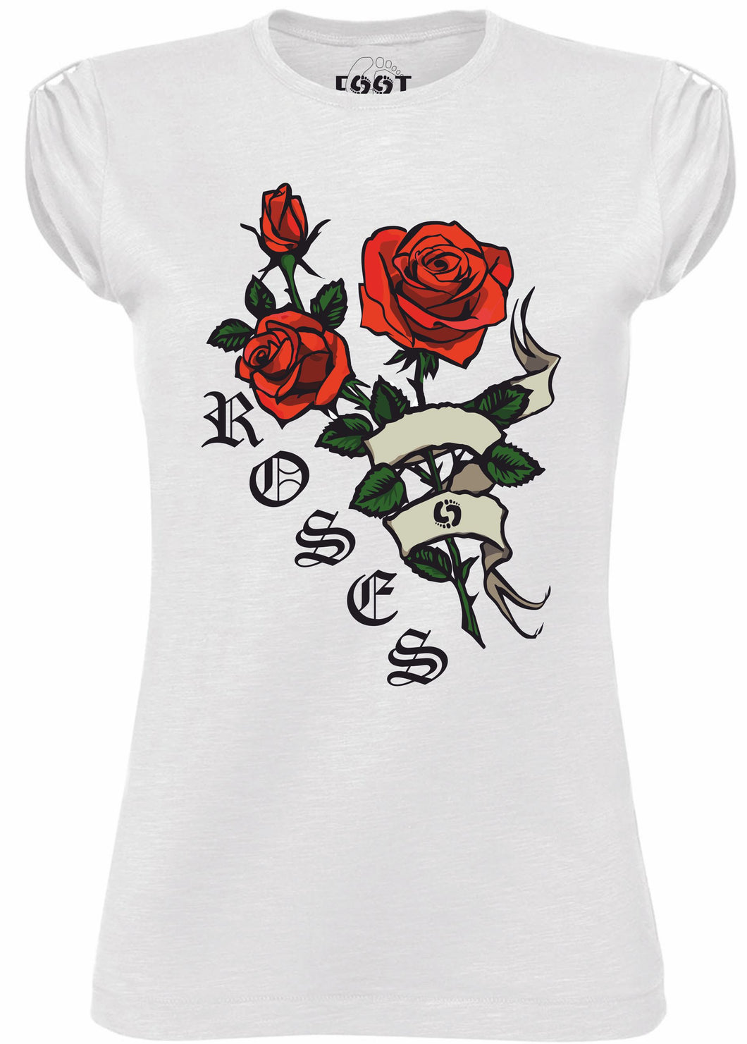 T-SHIRT DONNA ''ROSES''