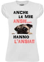 Carica l&#39;immagine nel visualizzatore di Gallery, T-SHIRT DONNA &#39;&#39;ANSIE&#39;&#39;
