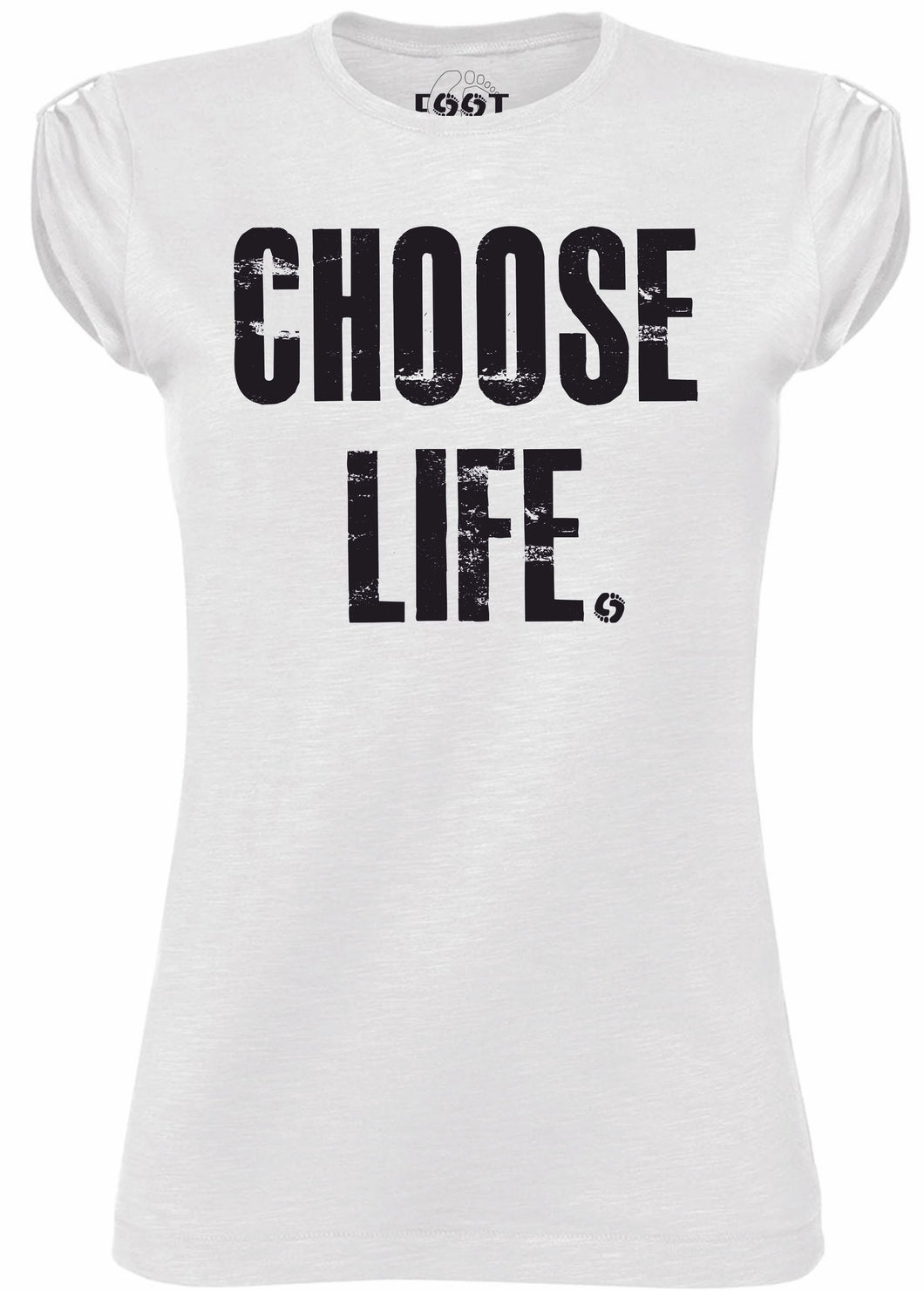 T-SHIRT DONNA ''CHOOSE LIFE''