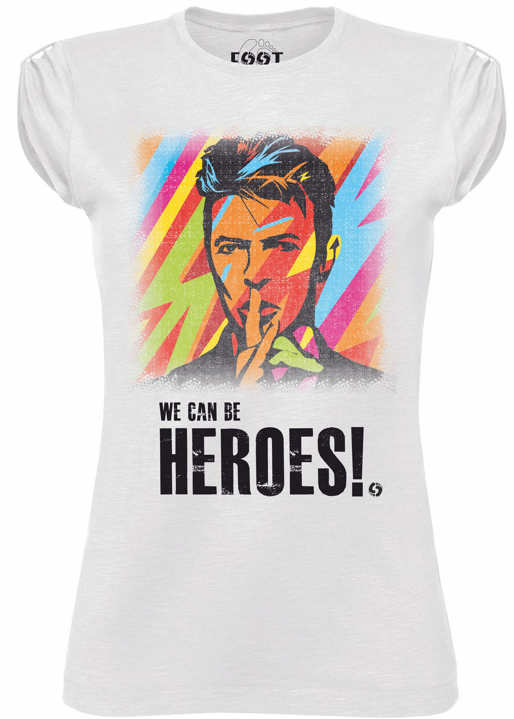 T-SHIRT DONNA ''BOWIE HEROES''