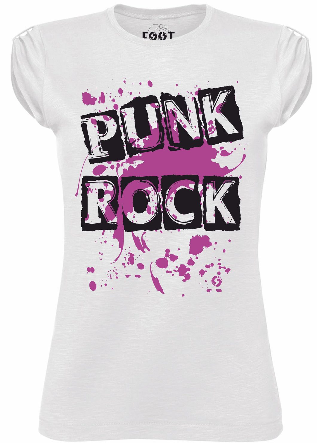 T-SHIRT DONNA ''PUNK ROCK''