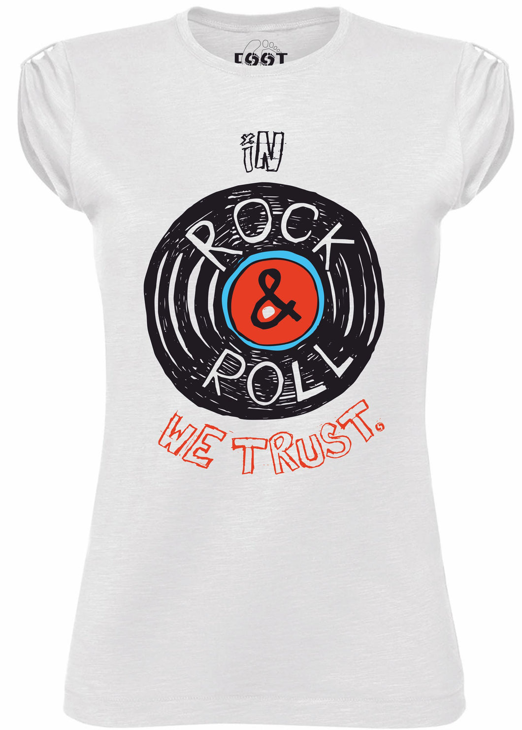 T-SHIRT DONNA ''DISCO ROCK''