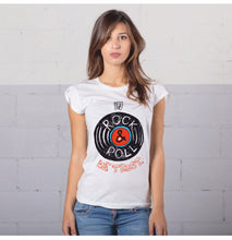 Carica l&#39;immagine nel visualizzatore di Gallery, T-SHIRT DONNA &#39;&#39;DISCO ROCK&#39;&#39;
