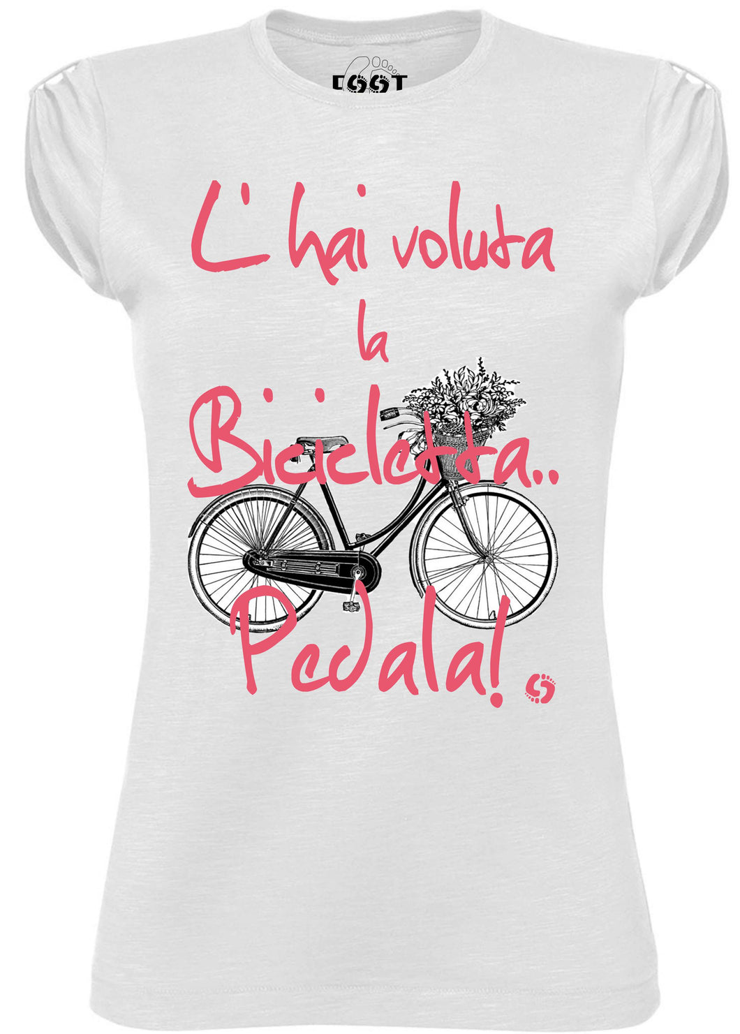 T-SHIRT DONNA ''BICICLETTA''