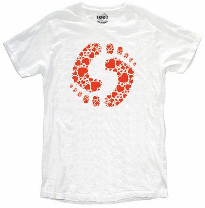 T-SHIRT UOMO ''HEART FOOT''