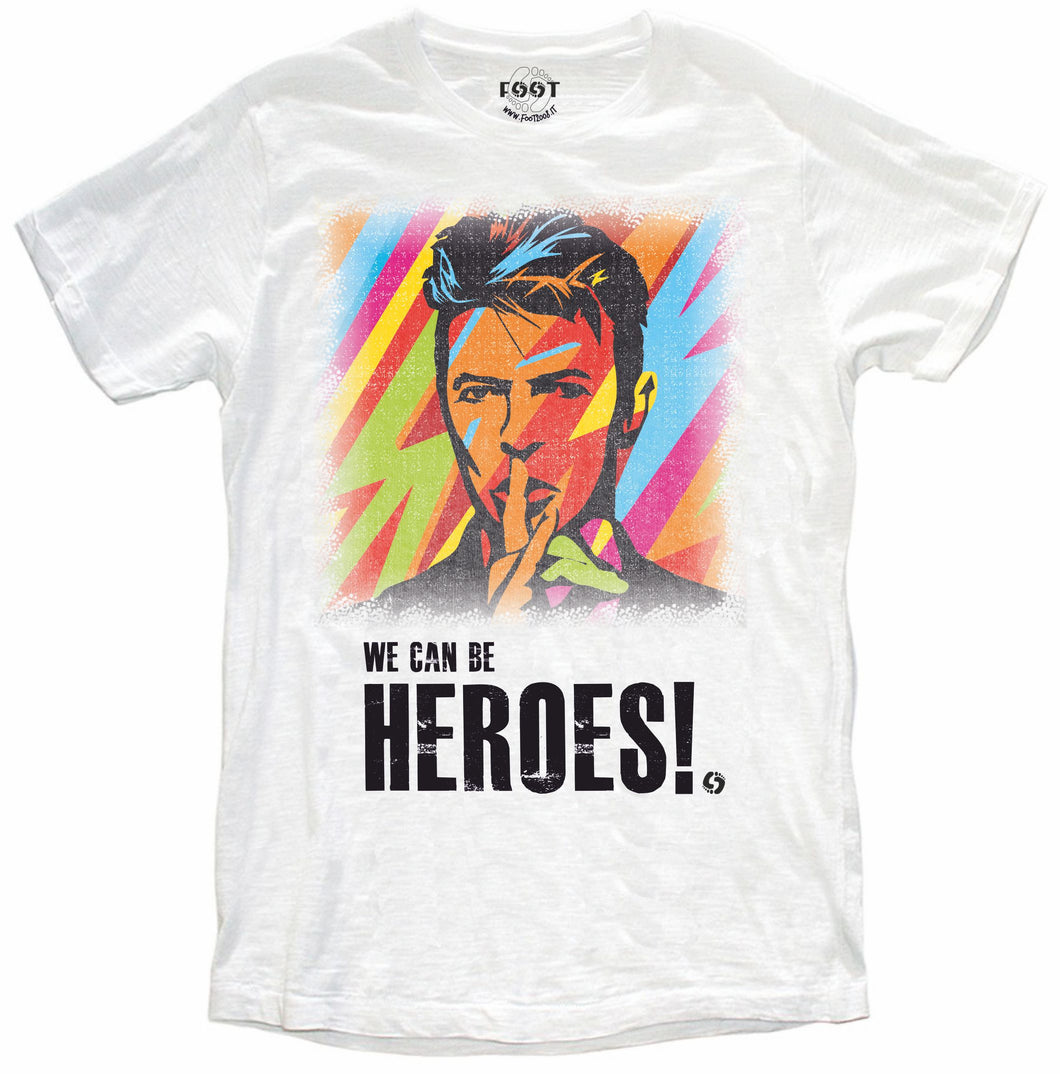 T-SHIRT UOMO ''BOWIE HEROES''