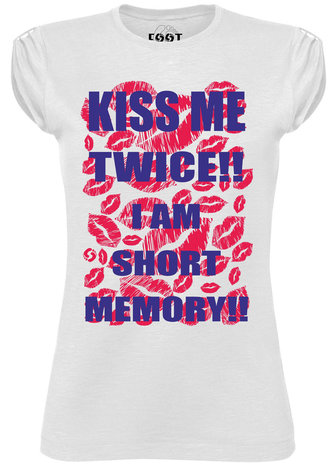T-SHIRT DONNA ''KISS ME''